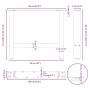 Patas de mesa de centro acero blanco 2 uds 60x(42-43) cm de , Patas para mesas - Ref: Foro24-4013285, Precio: 66,97 €, Descue...