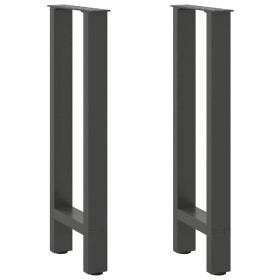 Patas de mesa de centro antracita 2 unidades 38x(72-73)cm acero de , Patas para mesas - Ref: Foro24-4013298, Precio: 75,89 €,...