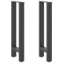Patas de mesa de centro antracita 2 unidades 38x(72-73)cm acero de , Patas para mesas - Ref: Foro24-4013298, Precio: 75,89 €,...