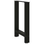 Patas de mesa de centro acero negro 2 uds 50x(72-73) cm de , Patas para mesas - Ref: Foro24-4013300, Precio: 83,48 €, Descuen...