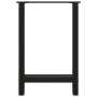 Patas de mesa de centro acero negro 2 uds 50x(72-73) cm de , Patas para mesas - Ref: Foro24-4013300, Precio: 83,48 €, Descuen...