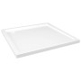 Plato de ducha cuadrado de ABS blanco 80x80 cm de vidaXL, Platos de ducha - Ref: Foro24-148907, Precio: 95,20 €, Descuento: %