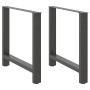 Patas de mesa de centro antracita 2 uds 80x(72-73) cm acero de , Patas para mesas - Ref: Foro24-4013314, Precio: 93,16 €, Des...