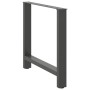 Patas de mesa de centro antracita 2 uds 80x(72-73) cm acero de , Patas para mesas - Ref: Foro24-4013314, Precio: 93,16 €, Des...