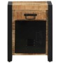 Mesitas de noche 2 piezas madera maciza rugosa mango de , Mesitas de noche - Ref: Foro24-4013560, Precio: 223,32 €, Descuento: %
