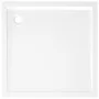 Plato de ducha cuadrado de ABS blanco 80x80 cm de vidaXL, Platos de ducha - Ref: Foro24-148907, Precio: 94,00 €, Descuento: %