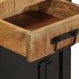 Mesitas de noche 2 piezas madera maciza rugosa mango de , Mesitas de noche - Ref: Foro24-4013560, Precio: 223,32 €, Descuento: %
