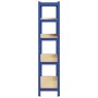 Estantería almacenaje 5 niveles azul madera ingeniería acero de , Estanterías industriales - Ref: Foro24-4016949, Precio: 48,...