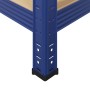 Estantería almacenaje 5 niveles azul madera ingeniería acero de , Estanterías industriales - Ref: Foro24-4016961, Precio: 62,...