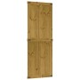 Puerta de granero CORONA madera maciza pino 80x210 cm de , Puertas - Ref: Foro24-4103416, Precio: 194,93 €, Descuento: %
