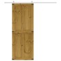 Puerta de granero CORONA madera maciza pino 80x210 cm de , Puertas - Ref: Foro24-4103416, Precio: 194,93 €, Descuento: %