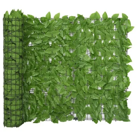 Toldo para balcón con hojas verde 400x100 cm de vidaXL, Sombrillas - Ref: Foro24-315500, Precio: 45,44 €, Descuento: %