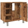 Armario de baño madera contrachapada envejecida 60x32x53,5 cm de , Muebles de baño - Ref: Foro24-856144, Precio: 67,34 €, Des...