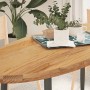Tablero de mesa ovalado madera maciza de roble 140x60x4 cm de , Tableros para mesas - Ref: Foro24-4009052, Precio: 178,62 €, ...