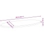 Tablero de mesa ovalado madera maciza de roble 140x60x4 cm de , Tableros para mesas - Ref: Foro24-4009052, Precio: 178,62 €, ...