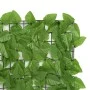 Toldo para balcón con hojas verde 400x100 cm de vidaXL, Sombrillas - Ref: Foro24-315500, Precio: 45,44 €, Descuento: %