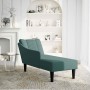 Chaise longue con reposabrazos derecho terciopelo oscuro de , Divanes - Ref: Foro24-4009794, Precio: 149,04 €, Descuento: %