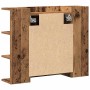 Armario de espejo de baño contrachapada envejecida 80x20,5x64cm de , Tocadores de baño - Ref: Foro24-856036, Precio: 84,70 €,...