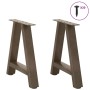 Patas de mesa de centro forma A 2uds acero 50x(42-43) cm de , Patas para mesas - Ref: Foro24-4012835, Precio: 62,10 €, Descue...