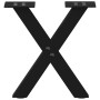 Patas de mesa de centro forma X 2uds acero negro 30x(30-31) cm de , Patas para mesas - Ref: Foro24-4012868, Precio: 43,78 €, ...