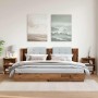 Mesitas de noche 2 uds madera de ingeniería envejecida de , Mesitas de noche - Ref: Foro24-856417, Precio: 54,60 €, Descuento: %