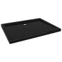 Plato de ducha rectangular negro ABS 70x90 cm de vidaXL, Platos de ducha - Ref: Foro24-148911, Precio: 97,91 €, Descuento: %