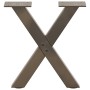 Patas de mesa centro forma X 2uds acero natural 37x(30-31) cm de , Patas para mesas - Ref: Foro24-4012875, Precio: 46,25 €, D...