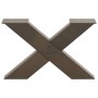 Patas de mesa centro forma X 2uds acero natural 50x(30-31) cm de , Patas para mesas - Ref: Foro24-4012939, Precio: 81,36 €, D...