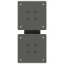 Patas de mesa centro forma X 2uds acero antracita 30x(30-31) cm de , Patas para mesas - Ref: Foro24-4012930, Precio: 76,44 €,...