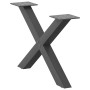 Patas de mesa centro forma X 2uds acero antracita 60x(30-31) cm de , Patas para mesas - Ref: Foro24-4012882, Precio: 63,78 €,...