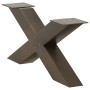 Patas de mesa centro forma X 2uds acero natural 70x(30-31) cm de , Patas para mesas - Ref: Foro24-4012947, Precio: 90,04 €, D...
