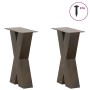 Patas de mesa centro forma X 2uds acero natural 28x(42-43) cm de , Patas para mesas - Ref: Foro24-4012951, Precio: 81,26 €, D...