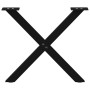 Patas de mesa de centro forma X 2uds acero negro 38x(42-43) cm de , Patas para mesas - Ref: Foro24-4012896, Precio: 64,25 €, ...