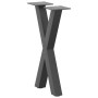 Patas para mesa de centro en forma de X 2 uds antracita acero de , Patas para mesas - Ref: Foro24-4012894, Precio: 51,22 €, D...