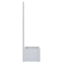 Arriate con enrejado y sistema de riego automático blanco de vidaXL, Maceteros y jardineras - Ref: Foro24-313963, Precio: 119...