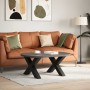 Patas de mesa de centro forma X 2uds acero negro 70x(42-43) cm de , Patas para mesas - Ref: Foro24-4012964, Precio: 86,29 €, ...