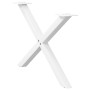 Patas de mesa de centro forma X 2uds acero blanco 70x(42-43) cm de , Patas para mesas - Ref: Foro24-4012905, Precio: 58,67 €,...