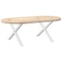 Patas de mesa de centro forma X 2uds acero blanco 70x(42-43) cm de , Patas para mesas - Ref: Foro24-4012905, Precio: 58,67 €,...
