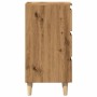 Mesita de noche madera de ingeniería roble artisan 40x35x69 cm de , Mesitas de noche - Ref: Foro24-856422, Precio: 74,67 €, D...