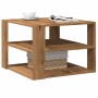 Mesa de centro madera ingeniería roble artesanal 58x58x40 cm de , Mesas de centro - Ref: Foro24-856497, Precio: 48,04 €, Desc...