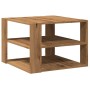 Mesa de centro madera ingeniería roble artesanal 58x58x40 cm de , Mesas de centro - Ref: Foro24-856497, Precio: 48,04 €, Desc...