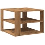 Mesa de centro madera ingeniería roble artesanal 58x58x40 cm de , Mesas de centro - Ref: Foro24-856497, Precio: 48,04 €, Desc...