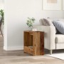 Mesa auxiliar de madera contrachapada envejecida 50x26x50 cm de , Mesas auxiliares - Ref: Foro24-856538, Precio: 33,61 €, Des...