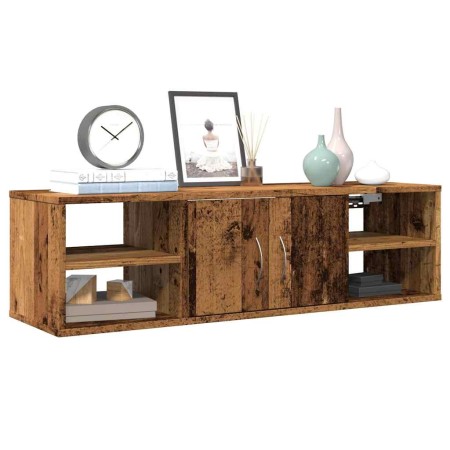 Armario de pared madera de ingeniería madera vieja 101x30x29 cm de , Estantes y estanterías - Ref: Foro24-856488, Precio: 57,...