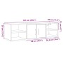Armario de pared madera de ingeniería madera vieja 101x30x29 cm de , Estantes y estanterías - Ref: Foro24-856488, Precio: 57,...