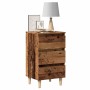 Mesita de noche madera de ingeniería envejecida 40x35x69 cm de , Mesitas de noche - Ref: Foro24-856420, Precio: 62,86 €, Desc...