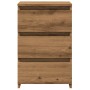 Mesitas noche 2uds madera ingeniería roble artisan 40x35x62,5cm de , Mesitas de noche - Ref: Foro24-856525, Precio: 117,73 €,...
