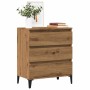 Aparador madera contrachapada roble artisian 60x35x70 cm de , Aparadores - Ref: Foro24-856483, Precio: 79,06 €, Descuento: %