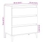Aparador madera contrachapada roble artisian 60x35x70 cm de , Aparadores - Ref: Foro24-856483, Precio: 79,06 €, Descuento: %