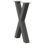 Patas para mesa comedor forma X 2uds antracita 50x(72-73) cm de , Patas para mesas - Ref: Foro24-4012970, Precio: 107,36 €, D...